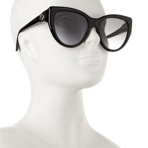 Gucci Black Cat-Eye Sunglasses